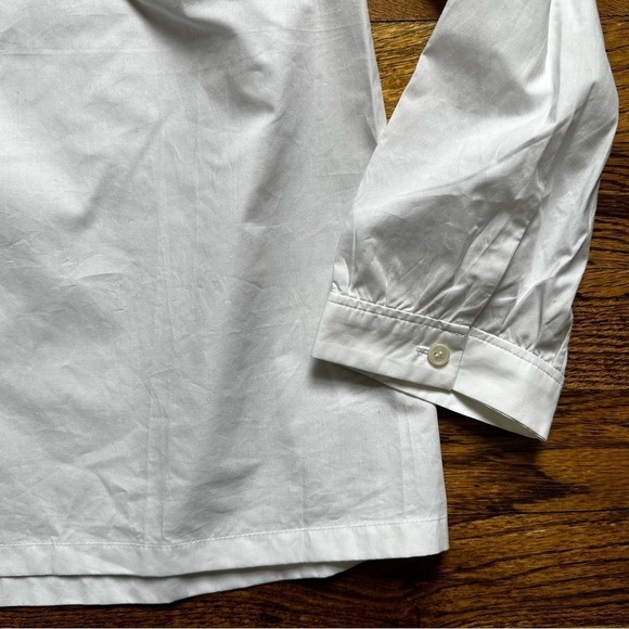 NWT J. Crew Factory Cotton Poplin Peasant Top Sz XXS - Picture 3 of 12
